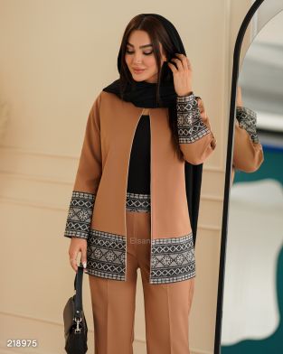 کت و شلوار مدل یاسینا کد 2189
