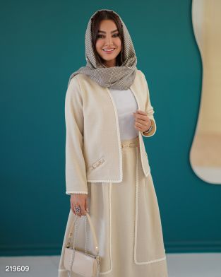 کت و دامن مدل ضحا کد 2196