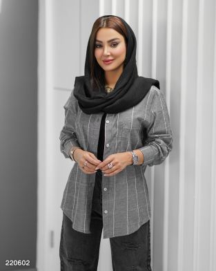 مانتو شومیزی مدل ایلایدا کد 2206