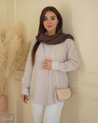 مانتو شومیزی مدل سولینا کد 2205