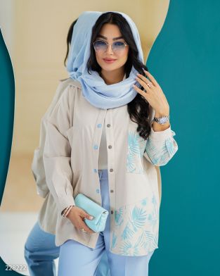 مانتو و شلوار مدل صوما کد 2282