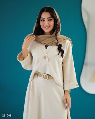 شومیز و دامن مدل هانیس کد 2312
