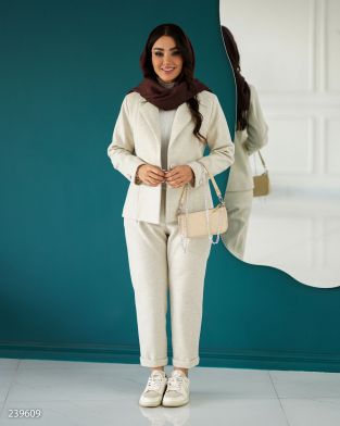 کت و شلوار مدل ژیرو کد 2396