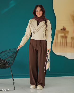 کراپ کت بارانی مدل رازیان کد 2418