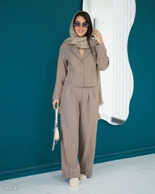 کراپ و شلوار مدل آدریان کد 2485