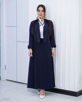 کراپ و دامن مدل ناریش کد 2497