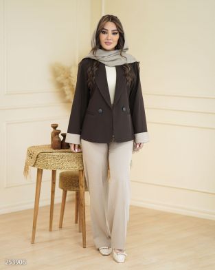 کت و شلوار مدل نوژان کد 2539