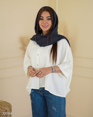 شومیز جلو بسته مدل رادمان کد 2201