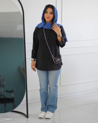 شومیز جلو بسته مدل کارنا کد 2244