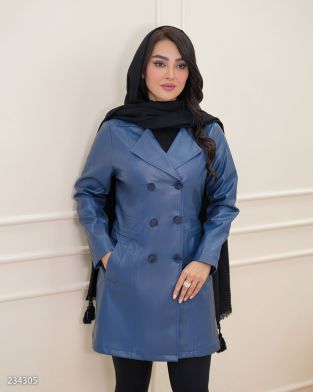 کت چرم مدل سالیز کد 2343