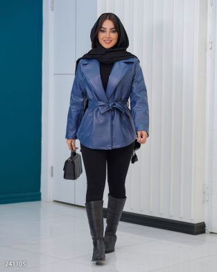 کت چرم مدل جانیس کد 2411