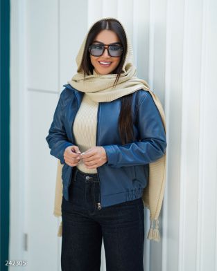 کت چرم مدل نجمه کد 2423