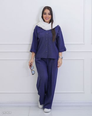 شومیز و شلوار مدل دلگون کد 2474
