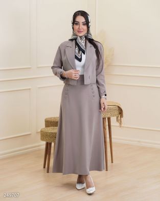 کراپ و دامن مدل ناریش کد 2497
